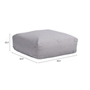  Zuo Luanda 704151 Ottoman - Grey IMAGE 9
