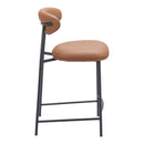  Zuo Rorun 110337 Counter Stool - Brown IMAGE 2