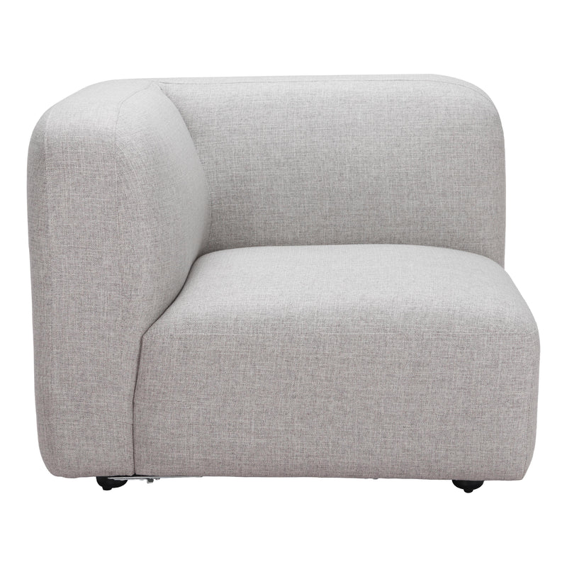  Zuo Biak 110366 Corner Chair - Grey IMAGE 3