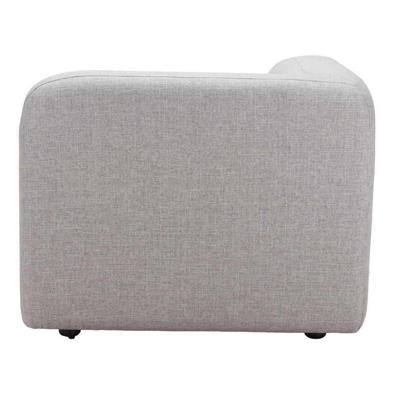  Zuo Biak 110366 Corner Chair - Grey IMAGE 4