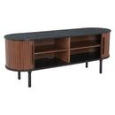  Zuo Koriana 110297 Entertainment Stand - Black & Walnut IMAGE 7