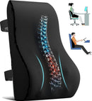 Support Pillow for Office Chair,Office Back Cushion for Long Sitting, Breathable Mesh Back Support Pillow for Desk,Car,Computer,Gaming Chair with Adjustable Strap