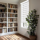 CHICOLOGY Zebra Blinds, Roller Window Shades, Blinds for Windows, Roller Shades for Windows, Window Shades for Home, Window Shades, Pull Down Shades for Windows, 68" W X 72" H, Basic Arctic 63491