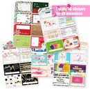24 Packs Extra Large Gift Box Bulk with All-Occasions Stickers, 17x13x4 Inch Premium White Gift Boxes with Lids for Presents, T-shirt, Robe, Sweater Cardboard Boxes for Christmas, Birthday - Cajas Para Regalos