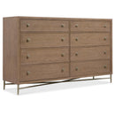  Hooker Furniture 6072-90002-85 Sonnet Eight-Drawer Dresser IMAGE 1