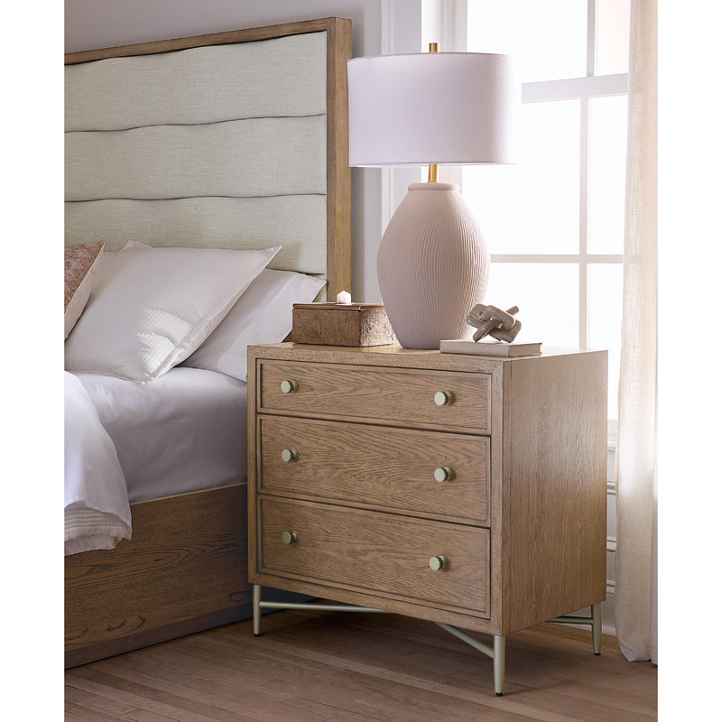 Hooker Furniture 6072-90216-85 Sonnet Three-Drawer Nightstand IMAGE 5