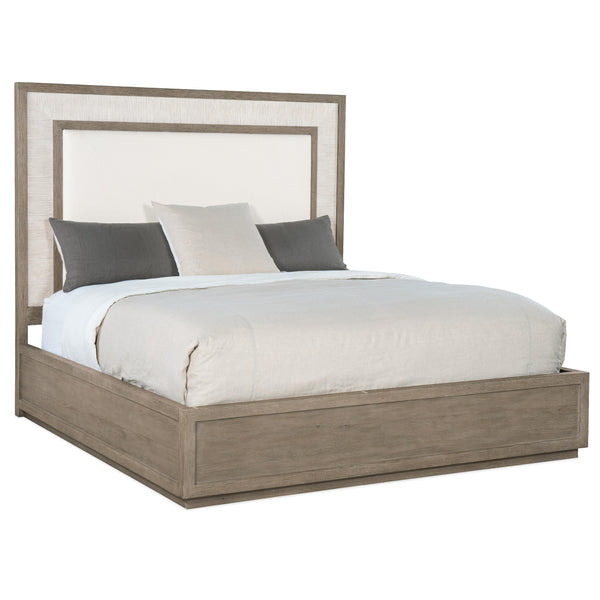  Hooker Furniture 6350-90250-95 Serenity Rookery Queen Upholstered Panel Bed IMAGE 1