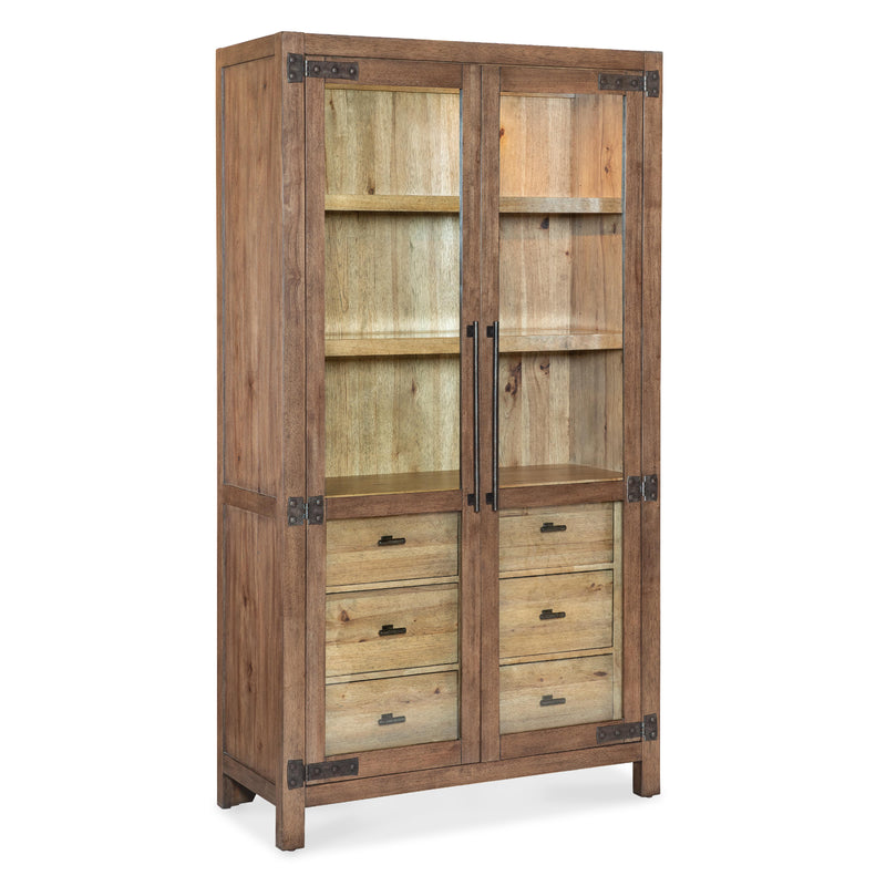 Hooker Furniture 6952-75906-85 Vineyard Row Display Cabinet IMAGE 1