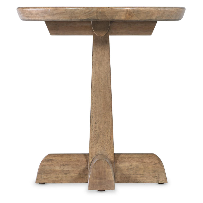 Hooker Furniture 6952-80216-80 Vineyard Row Round Pedestal End Table IMAGE 2