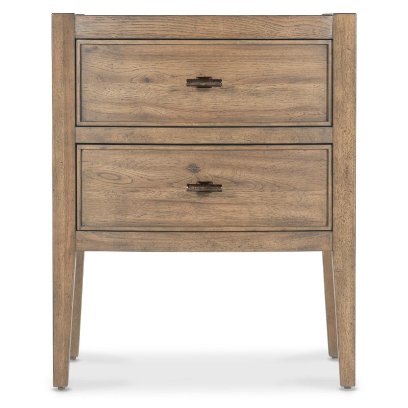 Hooker Furniture 6952-90016-80 Vineyard Row Two Drawer Nightstand IMAGE 2