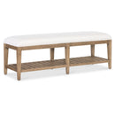  Hooker Furniture 6952-90119-80 Vineyard Row Bed Bench IMAGE 1