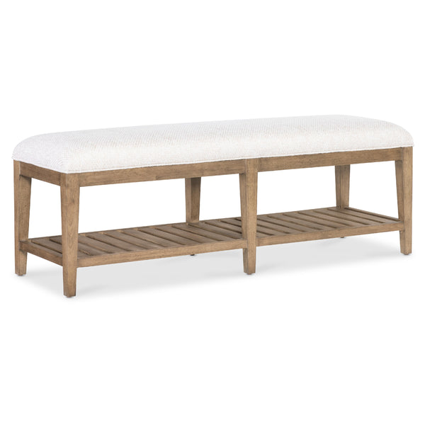 Hooker Furniture 6952-90119-80 Vineyard Row Bed Bench IMAGE 1