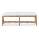  Hooker Furniture 6952-90119-80 Vineyard Row Bed Bench IMAGE 2