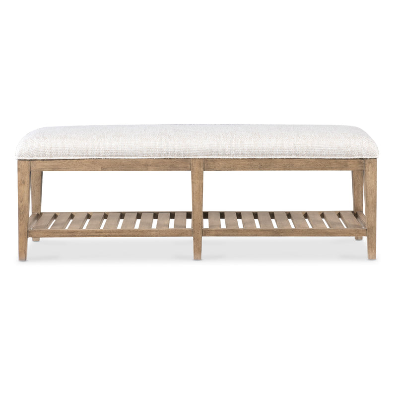 Hooker Furniture 6952-90119-80 Vineyard Row Bed Bench IMAGE 2