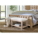  Hooker Furniture 6952-90119-80 Vineyard Row Bed Bench IMAGE 3