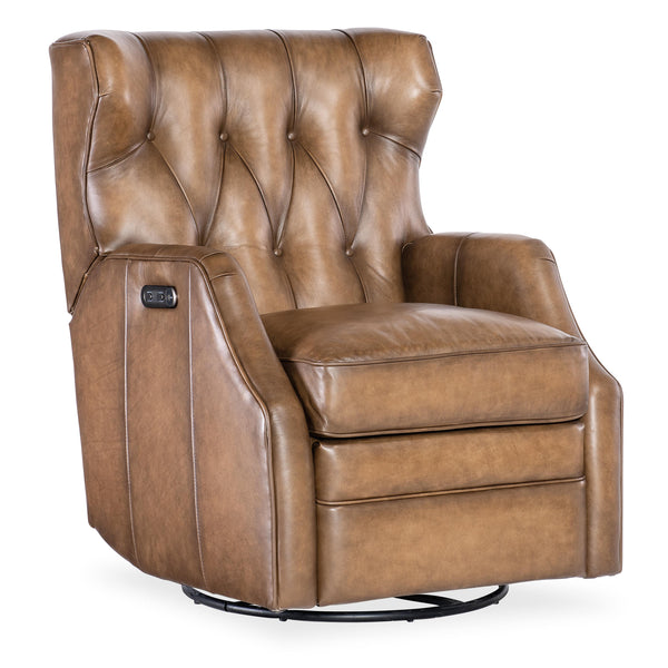 Hooker Furniture RC806-PSWGL-078 Henderson Power Swivel Glider Recliner IMAGE 1