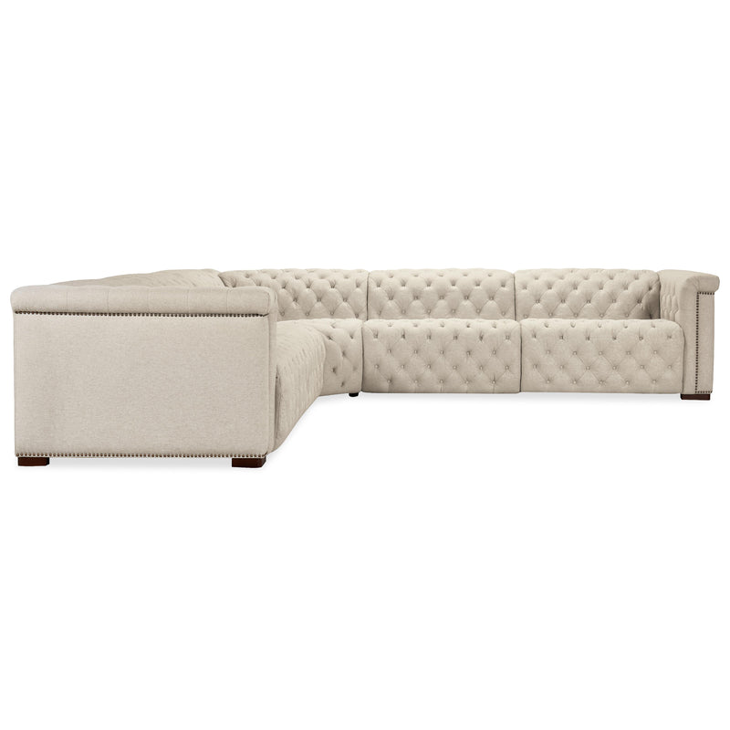  Hooker Furniture SS435-5PC4-414 Savion Deux 5 Seat Sectional with Four Power Recliners and Six Power Headrests IMAGE 8