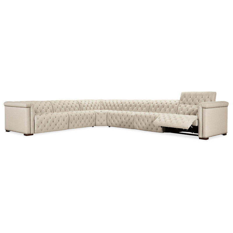  Hooker Furniture SS435-6PC3-414 Savion Deux 6 Seat Sectional with Three Power Recliners and Seven Power Headrests IMAGE 5