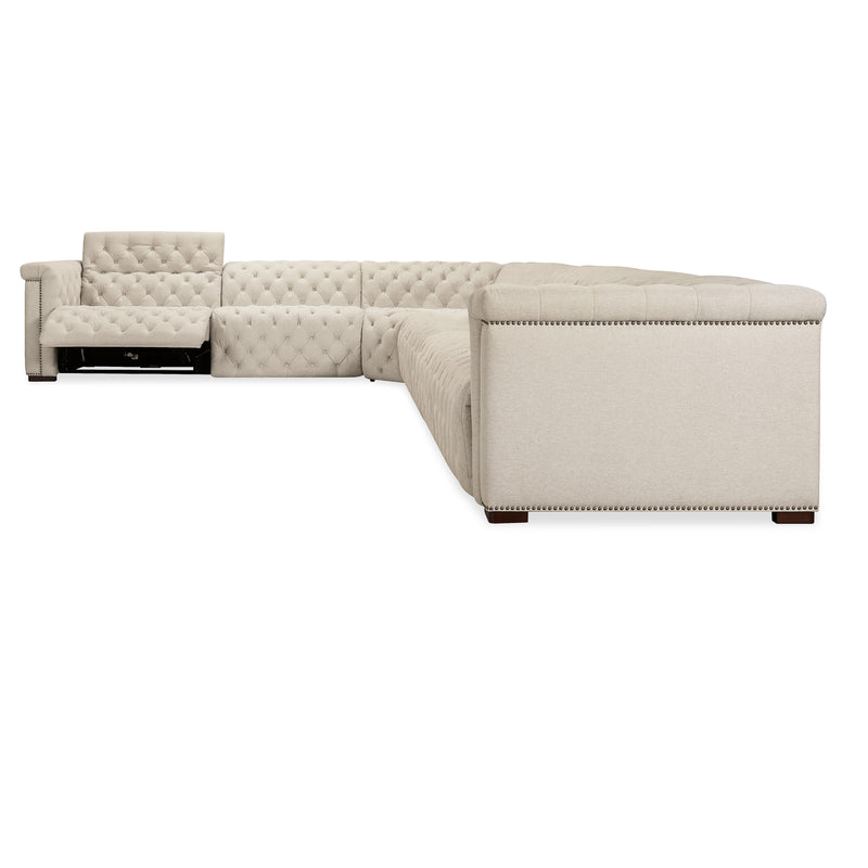  Hooker Furniture SS435-6PC3-414 Savion Deux 6 Seat Sectional with Three Power Recliners and Seven Power Headrests IMAGE 7