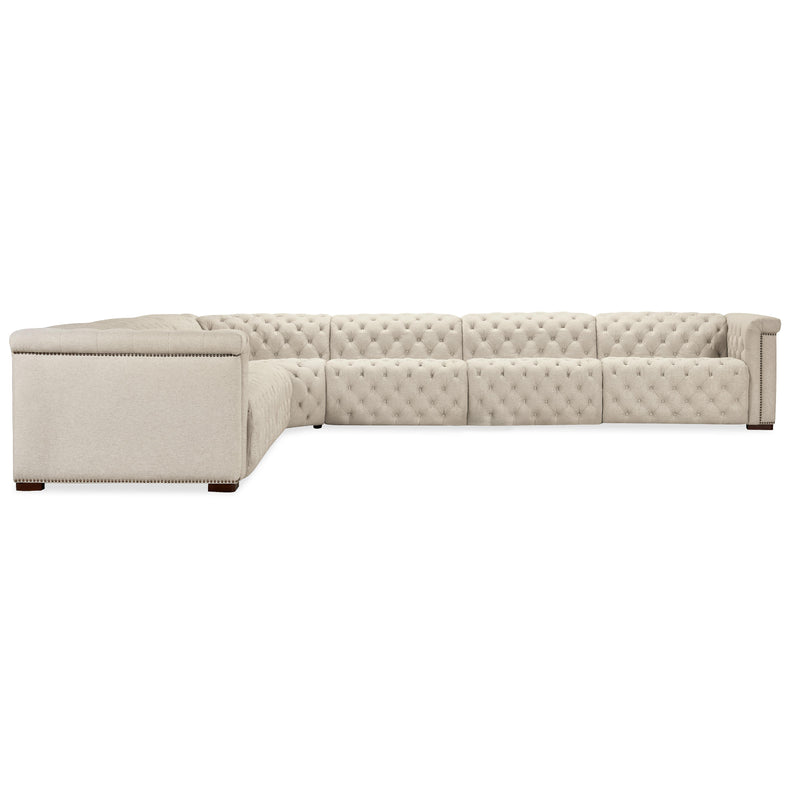  Hooker Furniture SS435-6PC4-414 Savion Deux 6 Seat Sectional with Four Power Recliners and Seven Power Headrests IMAGE 6