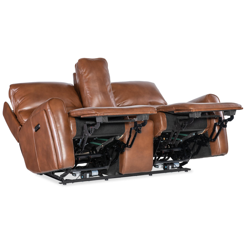 Hooker Furniture SS741-PHZL2C-080 Crosby Zero Gravity Power Console Loveseat with Power Headrest and Lumbar IMAGE 3