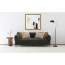  Coaster Furniture Jade 509131 Chenille Upholstered Modern Track Arm Sofa - Green IMAGE 8