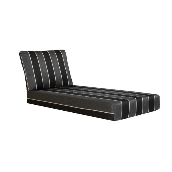C.R. Plastic Products Bay Breeze DSC05 Chaise Extension Cushion - Peyton Granite IMAGE 1