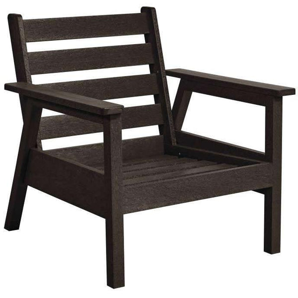C.R. Plastic Products Tofino DSF281-16 Arm Chair - Chocolate IMAGE 1