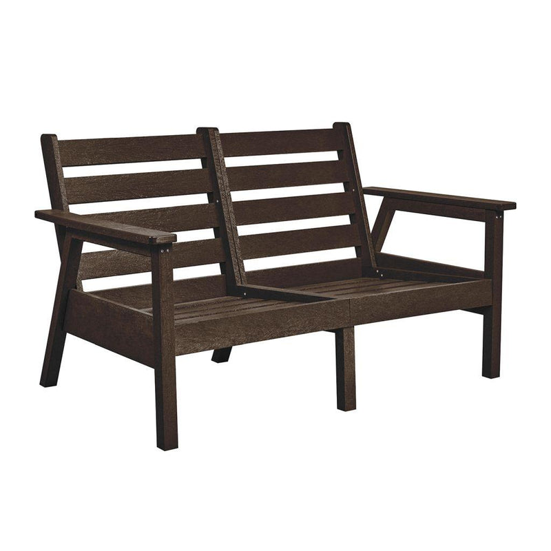 C.R. Plastic Products Tofino DSF282-16 Loveseat - Chocolate IMAGE 1