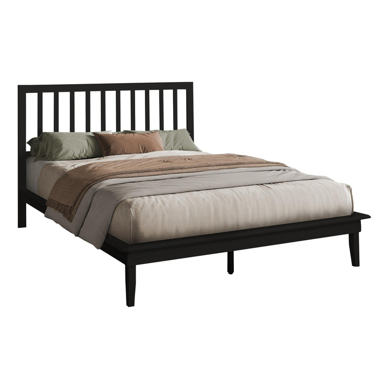  Monarch I 6060Q Queen Bed - Black IMAGE 1