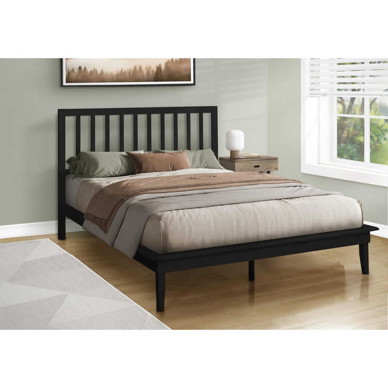  Monarch I 6060Q Queen Bed - Black IMAGE 2