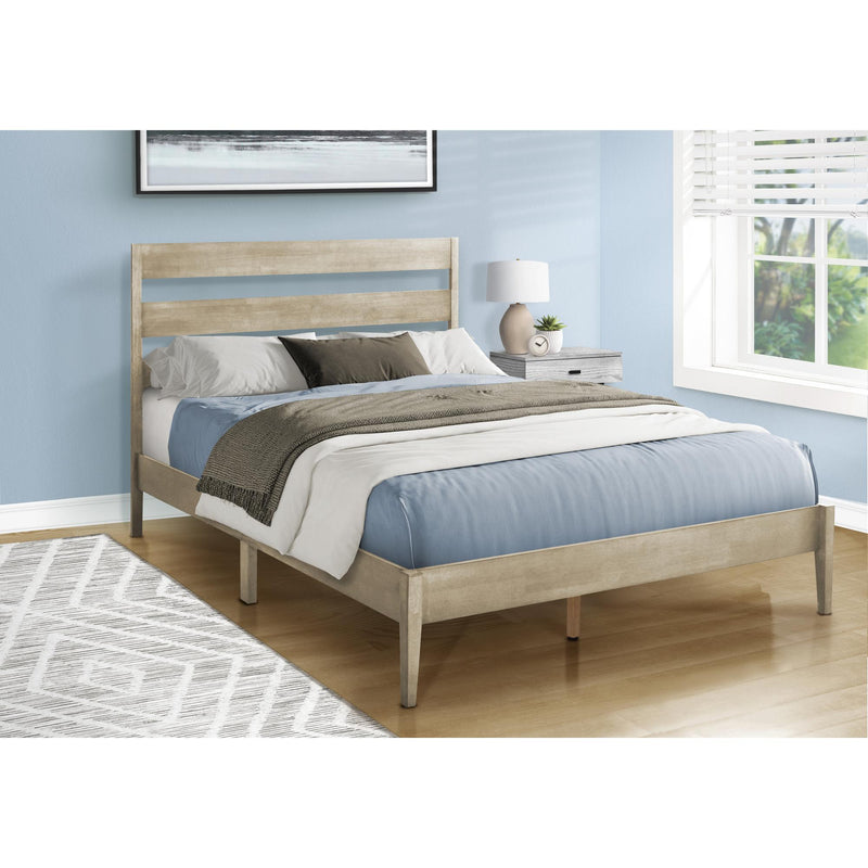  Monarch I 6065Q Queen Bed - Grey IMAGE 2
