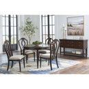 Signature Design by Ashley Lavinton D764-35 Oval Dining Room Extension Table IMAGE 14