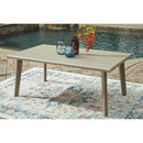 Signature Design by Ashley Cliff Trails PCP690-625 Rectangular Dining Table with Umbrella Option IMAGE 4