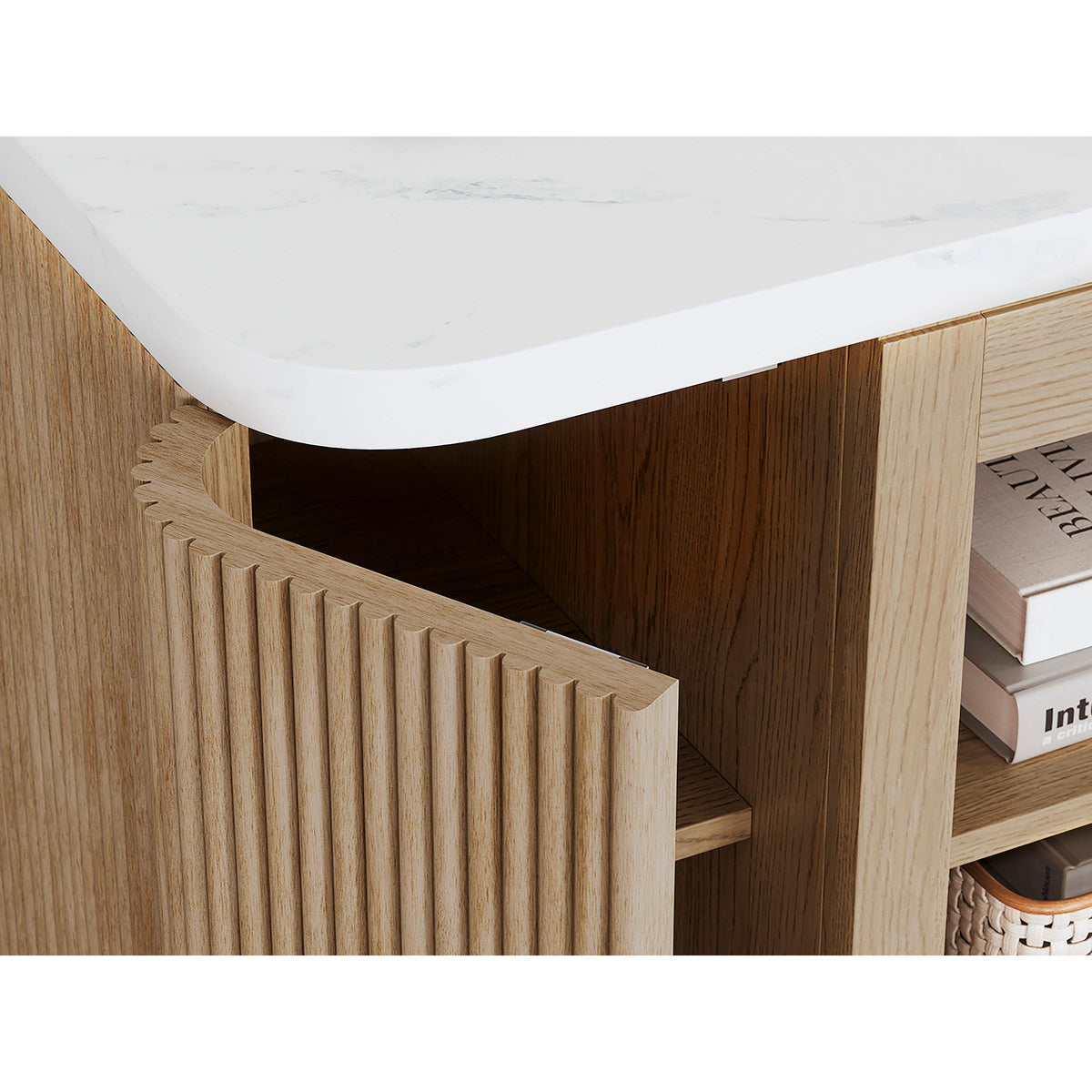 Signature Design by Ashley Camdill W808-68 XL TV Stand with Fireplace