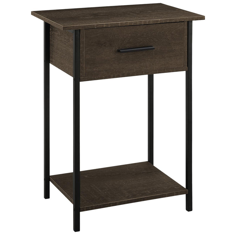  Monarch I 3816 Accent Table - Dark Oak/Black IMAGE 1