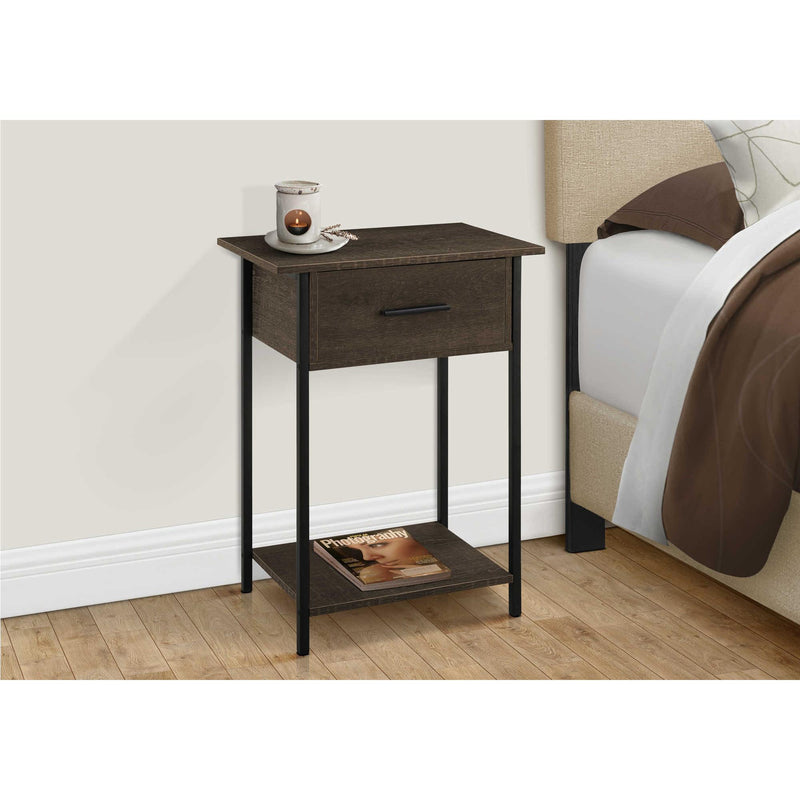  Monarch I 3816 Accent Table - Dark Oak/Black IMAGE 3