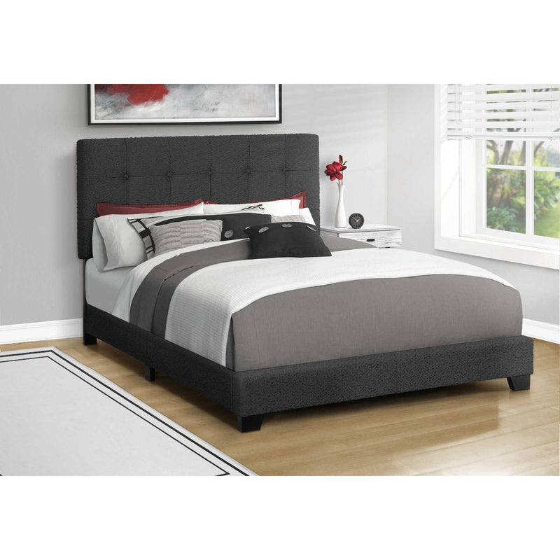  Monarch I 5805Q Queen Bed - Black IMAGE 2