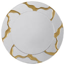  Coaster Furniture Dorinda 961455 36 x 36 Inch Round Kintsugi Style Wall Mirror - Gold IMAGE 1