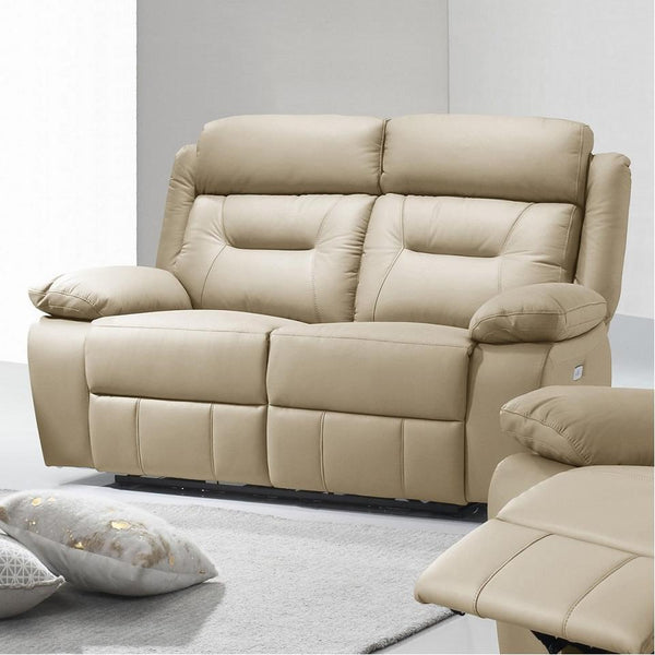  IFDC IF 8111 - L Power Reclining Loveseat - Beige IMAGE 1