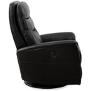 IFDC Power Swivel Glider Rocker Polyurethane Recliner with Wall Recline IF-6300 IMAGE 4