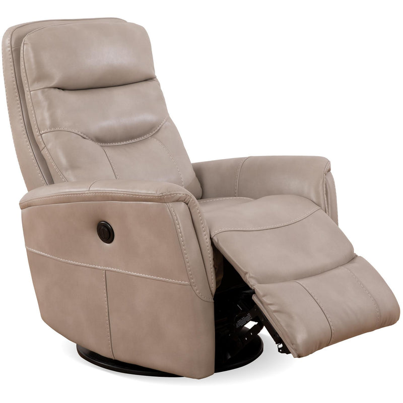 IFDC Power Swivel Glider Rocker Polyurethane Recliner with Wall Recline IF-6301 IMAGE 1