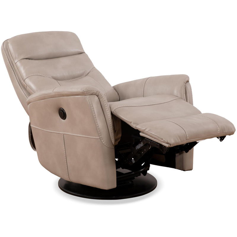 IFDC Power Swivel Glider Rocker Polyurethane Recliner with Wall Recline IF-6301 IMAGE 2