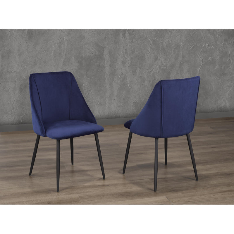 Titus Furniture T212B Dining Chairs (2/box) (Blue) IMAGE 1