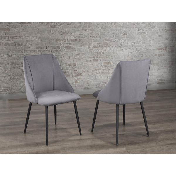 Titus Furniture T212G Dining Chairs (2/box) (Grey) IMAGE 1