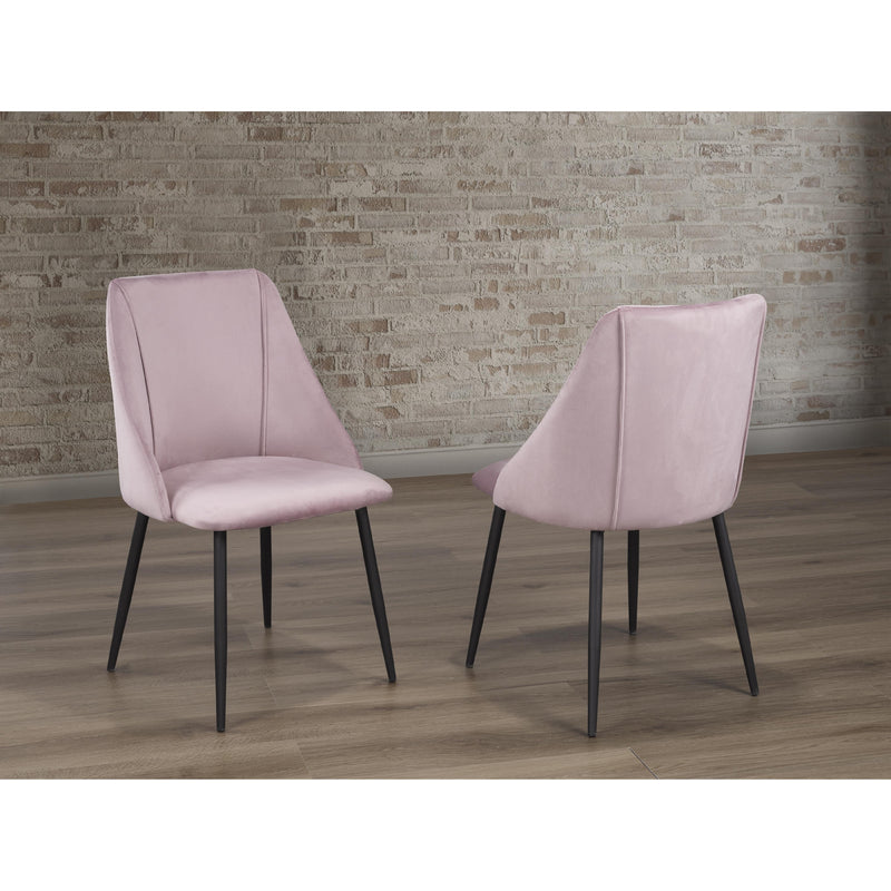 Titus Furniture T212P Dining Chairs (2/box) (Pink) IMAGE 1