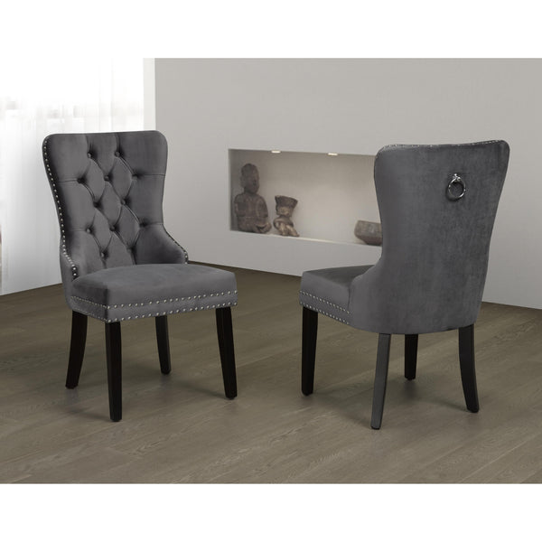 Titus Furniture T246G Dining Chairs (Grey (2/box) IMAGE 1