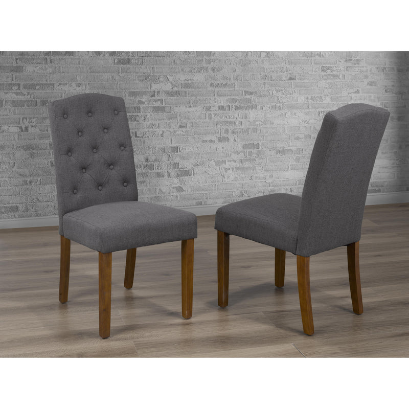 Titus Furniture T256C Parson Chairs (2/box) (Charcoal) IMAGE 1