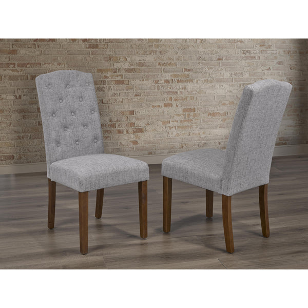 Titus Furniture T256G Parson Chairs (2/box) (Grey) IMAGE 1