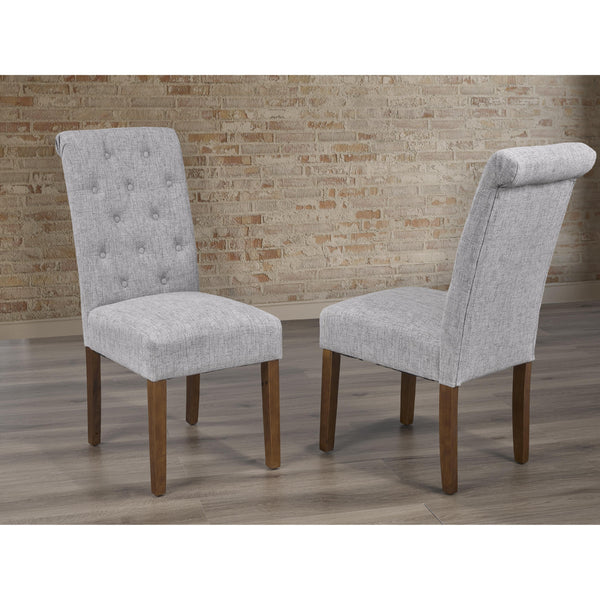 Titus Furniture T258G Parson Chairs (2/box) (Grey) IMAGE 1